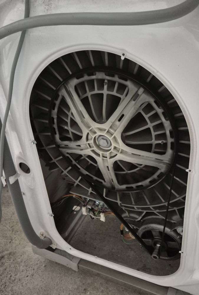 Arrière de la machine à laver