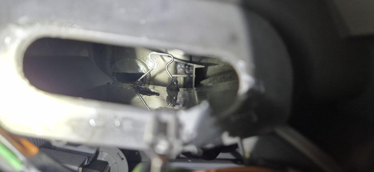 Arrière de la machine à laver